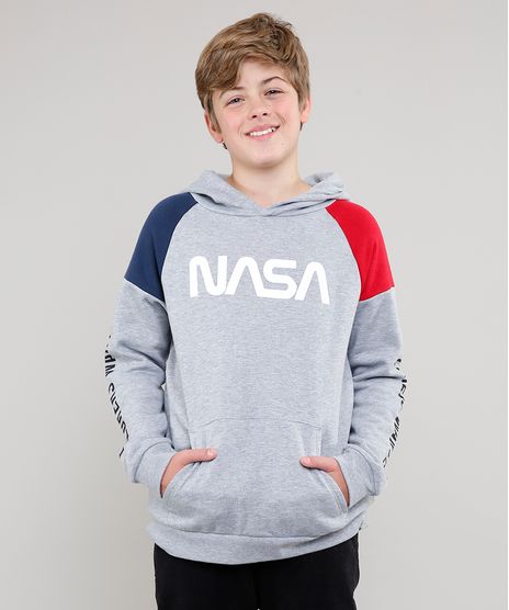 Blusao-Infantil-Lunar-em-Moletom-com-Capuz-e-Bolso-Cinza-Mescla-9385020-Cinza_Mescla_1