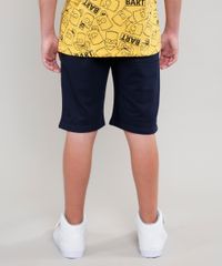 Bermuda-Infantil-Basica-em-Moletom-com-Bolsos-Azul-Marinho-9552521-Azul_Marinho_2