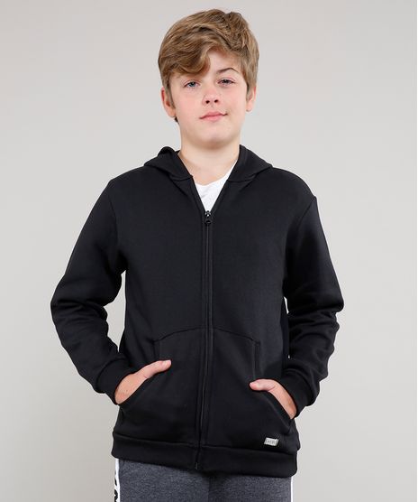 Blusao-Infantil-Basico-em-Moletom-com-Capuz-e-Bolsos-Preto-8249882-Preto_1