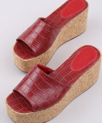 Tamanco-Feminino-Oneself-Croco-Flatform-Vinho-9601243-Vinho_2