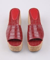 Tamanco-Feminino-Oneself-Croco-Flatform-Vinho-9601243-Vinho_4