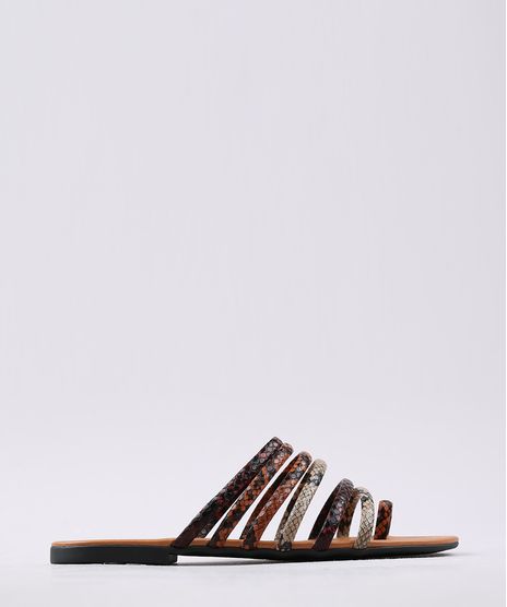 Rasteira-Feminina-Oneself-com-Tiras-Estampada-Animal-Print-Cobra--Bege-9627684-Bege_1