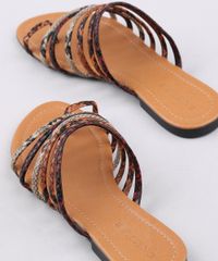 Rasteira-Feminina-Oneself-com-Tiras-Estampada-Animal-Print-Cobra--Bege-9627684-Bege_5