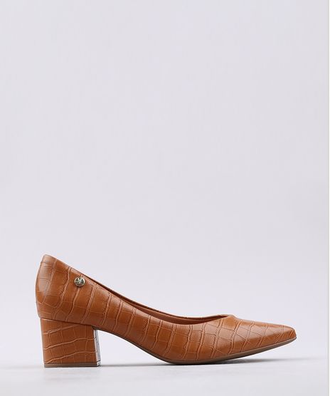 Scarpin-Feminino-Vizzano-Croco-Salto-Quadrado-Caramelo-9668218-Caramelo_1
