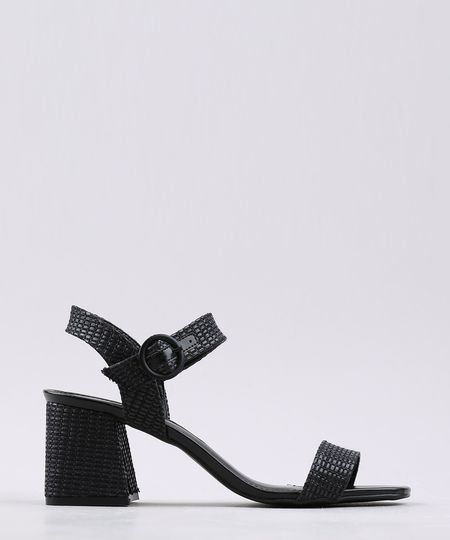 Sandalia-Feminina-Oneself-Texturizada-Salto-Quadrado-Preta-9650990-Preto_1