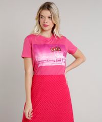 T-Shirt-Feminina-Mindset--Cafe--Manga-Curta-Decote-Redondo-Pink-9722992-Pink_1