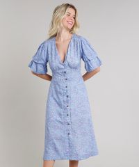 Vestido-Feminino-Mindset-Midi-Estampado-Floral-com-Botoes-Manga-Curta-Lilas-9752542-Lilas_1