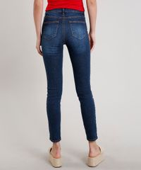 Calca-Jeans-Feminina-Skinny-com-Rasgos-Azul-Escuro-9570305-Azul_Escuro_2