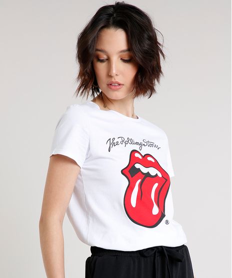 Blusa-Feminina-The-Rolling-Stones-Manga-Curta-Decote-Redondo-Branca-9580693-Branco_1