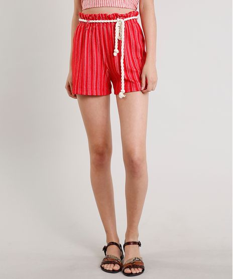 Short-Feminino-Clochard-Listrado-com-Corda-Vermelho-9635118-Vermelho_1