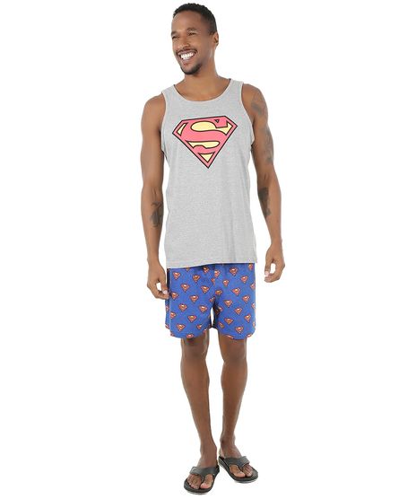 Pijama-Super-Homem-Cinza-Mescla-8530700-Cinza_Mescla_1