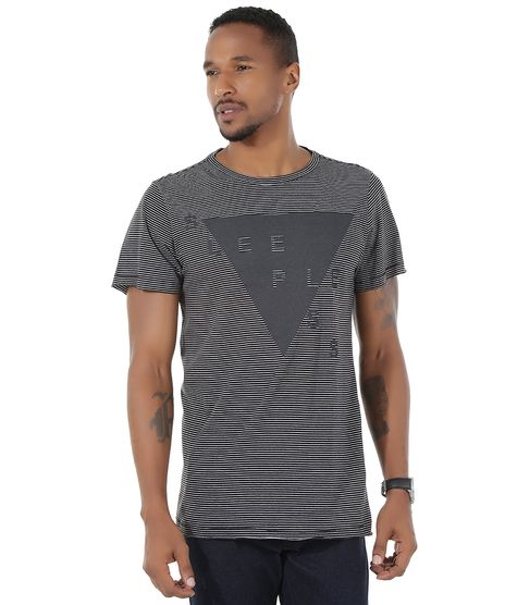 Camiseta-Listrada--Sleep-Less--Preta-8440707-Preto_1