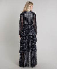 Vestido-Feminino-Longo-Mindset-Estampado-de-Poa-em-Camadas-Manga-Longa-Preto-9721632-Preto_2