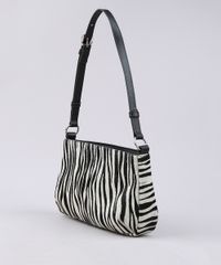 Bolsa-Feminina-Mindset-Baguete-Media-Estampada-Animal-Print-com-Pelo-em-Couro-Off-White-9725333-Off_White_2