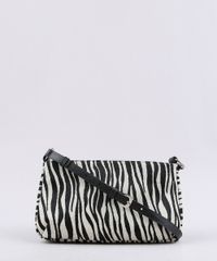 Bolsa-Feminina-Mindset-Baguete-Media-Estampada-Animal-Print-com-Pelo-em-Couro-Off-White-9725333-Off_White_3