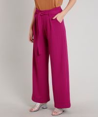 Calca-Feminina-Mindset-com-Bolsos-e-Faixa-para-Amarrar-Roxa-9722995-Roxo_1