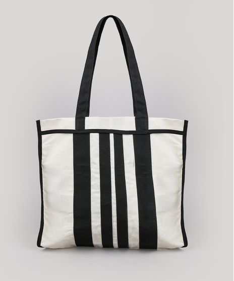 Bolsa-Feminina-Mindset-Tote-em-Lona-com-Listras-Bege-Claro-9688656-Bege_Claro_1