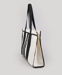 Bolsa-Feminina-Mindset-Tote-em-Lona-com-Listras-Bege-Claro-9688656-Bege_Claro_2