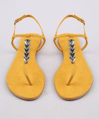 Rasteira-Feminina-Oneself-em-Suede-com-Aviamento-Geometrico-Mostarda-9535130-Mostarda_4