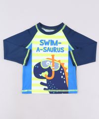 Camiseta-de-Praia-Infantil-Dinossauro-Manga-Longa--Azul-Marinho-9519058-Azul_Marinho_1