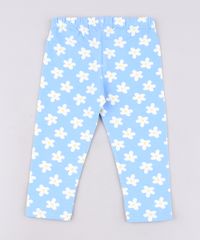 Calca-Legging-Infantil-Basica-Estampada-Floral-com-Laco-Azul-9651874-Azul_2