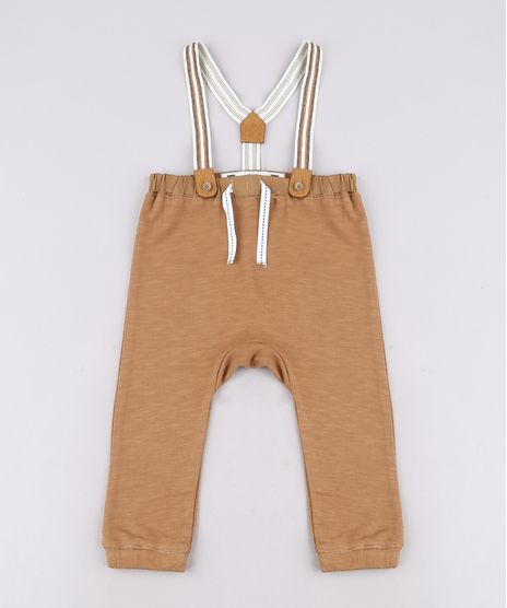 calça infantil masculina com suspensorio