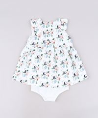 Vestido-Infantil-Estampado-de-Passaros-com-Babados-Sem-Manga---Calcinha-Off-White-9566015-Off_White_2
