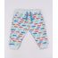 Calca-Infantil-em-Moletom-Estampada-de-Jacare-com-Bolsos-Cinza-Mescla-9672635-Cinza_Mescla_1