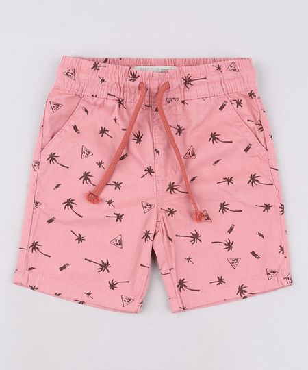 Bermuda-de-Sarja-Infantil-Estampada-de-Coqueiros-com-Cordao-e-Bolsos--Rosa-Escuro-9644515-Rosa_Escuro_1 Bermuda-de-Sarja-Infantil-Estampada-de-Coqueiros-com-Cordao-e-Bolsos--Rosa-Escuro-9644515-Rosa_Escuro_1