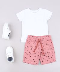 Bermuda-de-Sarja-Infantil-Estampada-de-Coqueiros-com-Cordao-e-Bolsos--Rosa-Escuro-9644515-Rosa_Escuro_3
