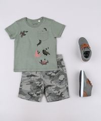 Camiseta-Infantil-Dinossauros-com-Bolso-Manga-Curta-Verde-Militar-9660202-Verde_Militar_3