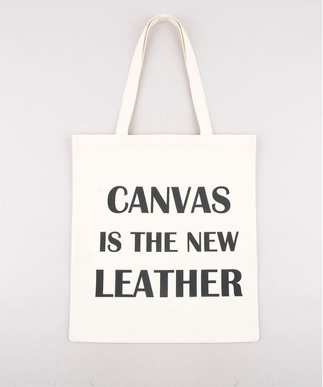 Sacola-Eco-Bag-Feminina-Mindset--Canvas-is-the-New-Leather--Bege-Claro-9688661-Bege_Claro_1