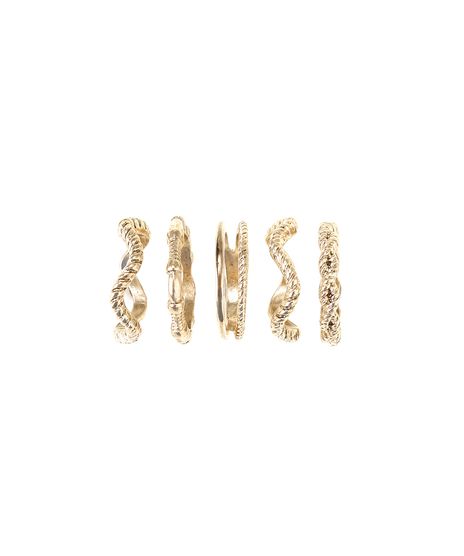 Kit-de-5-Aneis-Texturizados-Dourado-8509270-Dourado_1