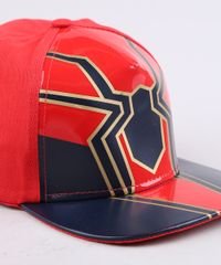 Bone-Infantil-Aba-Reta-Homem-Aranha-com-Vinil-Vermelho-9441045-Vermelho_2
