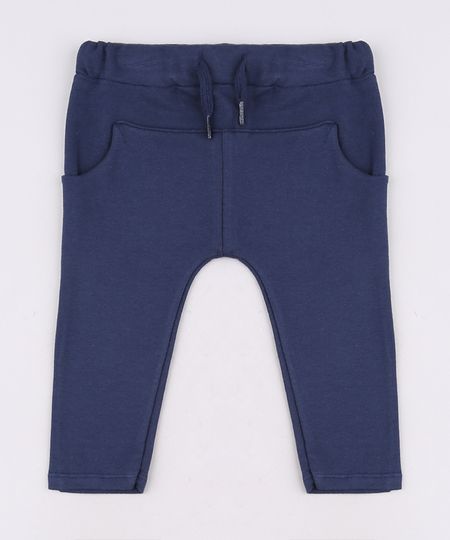 Calca-Infantil-em-Moletom-com-Bolso-e-Cordao-Azul-Marinho-9672636-Azul_Marinho_1