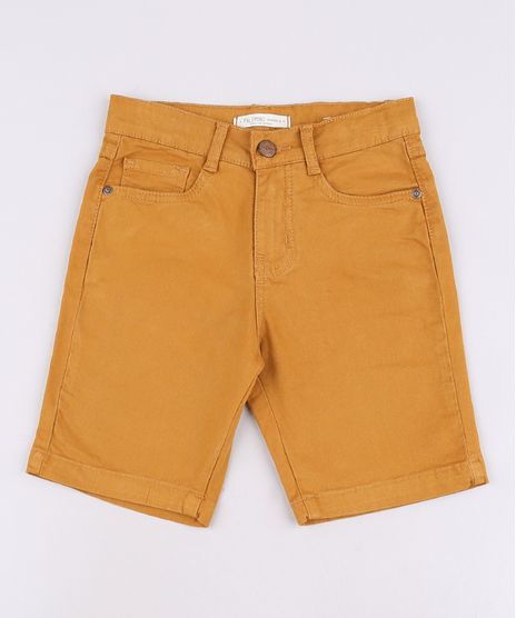Bermuda-de-Sarja-Infantil-Caramelo-9641333-Caramelo_1