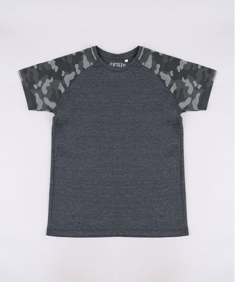 Camiseta-Infantil-Raglan-com-Estampa-Camuflada-Manga-Curta-Cinza-Mescla-Escuro-9660947-Cinza_Mescla_Escuro_1