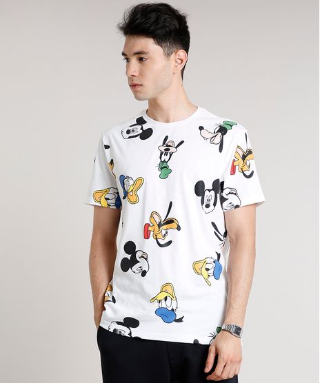 Camiseta-Masculina-Turma-do-Mickey-Estampada-Manga-Curta-Gola-Careca-Branca-9689289-Branco_1