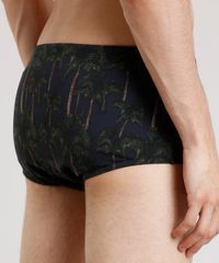 Sunga-Masculina-Estampada-de-Coqueiros--Preta-9673671-Preto_2