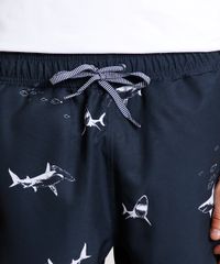Short-Masculino-Estampado-de-Tubaroes-com-Bolsos--Azul-Marinho-9641797-Azul_Marinho_2