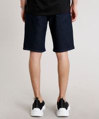 Bermuda-Jeans-Masculina-Slim-com-Bolsos-Azul-Escuro-9594235-Azul_Escuro_4