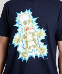 Camiseta-Masculina-Bart-Simpson-Brilha-no-Escuro-Manga-Curta-Gola-Careca-Azul-Marinho-9607135-Azul_Marinho_4