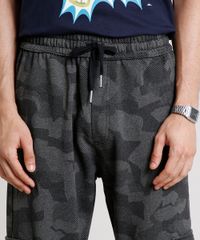 Calca-Masculina-Relaxed-Cargo-Estampada-Camuflada-em-Moletom--Cinza-9629351-Cinza_2