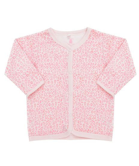 Cardigan-Estampado-Animal-Print-em-Plush-de-Algodao---Sustentavel-Rosa-Claro-8479568-Rosa_Claro_1