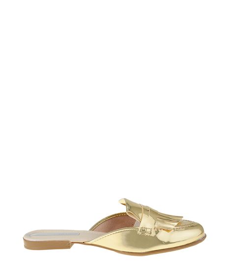 Mocassim-Mule-Moleca-Metalizado-Dourado-8545816-Dourado_1