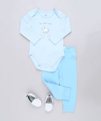 Body-Infantil--I-m-New-Here--Manga-Longa-Azul-Claro-9584556-Azul_Claro_3