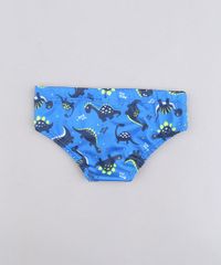 Sunga-Infantil-Estampada-de-Dinossauros-com-Protecao-UV50--Azul-9655362-Azul_2