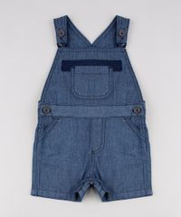 Jardineira-Jeans-Infantil-com-Bolso-Azul-Escuro-9612851-Azul_Escuro_1