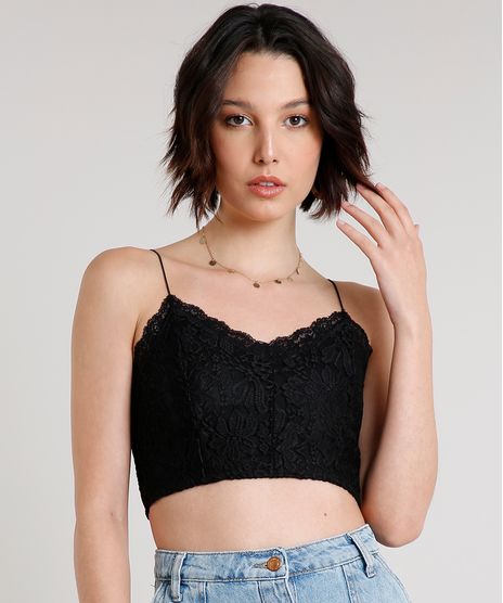 Top-Cropped-Feminino-em-Renda-Alcas-Finas-Preto-9612846-Preto_1
