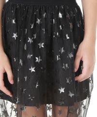 Saia-em-Tule-Estampada-de-Estrelas-Preta-8541563-Preto_4